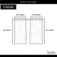 thumbnail image 6 of Nicole Miller New York Sawyer Cotton Blend Grommet Top Light Filtering Curtain Panels, 52"x63", Sage, Set of 2, 6 of 7