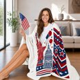 thumbnail image 1 of Independence Day Blanket Souvenir Blanket Decoration, 1 of 9