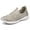 Gray, variant on Tanleewa Womens' Slip-ons Loafers Mesh Knit Walking Shoes Breathable Sneakers Shoe Size 10