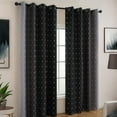 thumbnail image 5 of Leodye Blackout Curtains for Bedroom，Ombre Room Darkening Curtains for Living Room Grommet Window Curtains 63x52 Inches ,thermal Insulated Gradient Drapes, 5 of 6