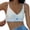White, variant on Chiffon Nylon Dark Blue anti sag bra Women Sexy Lace Back Button Shaping Cup Adjustable Shoulder Strap Large Size Bra