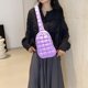 thumbnail image 4 of Riñonera Informal para Mujer Bolso Pecho Acolchado Con Cierre Sólido Exteriores, 4 of 9