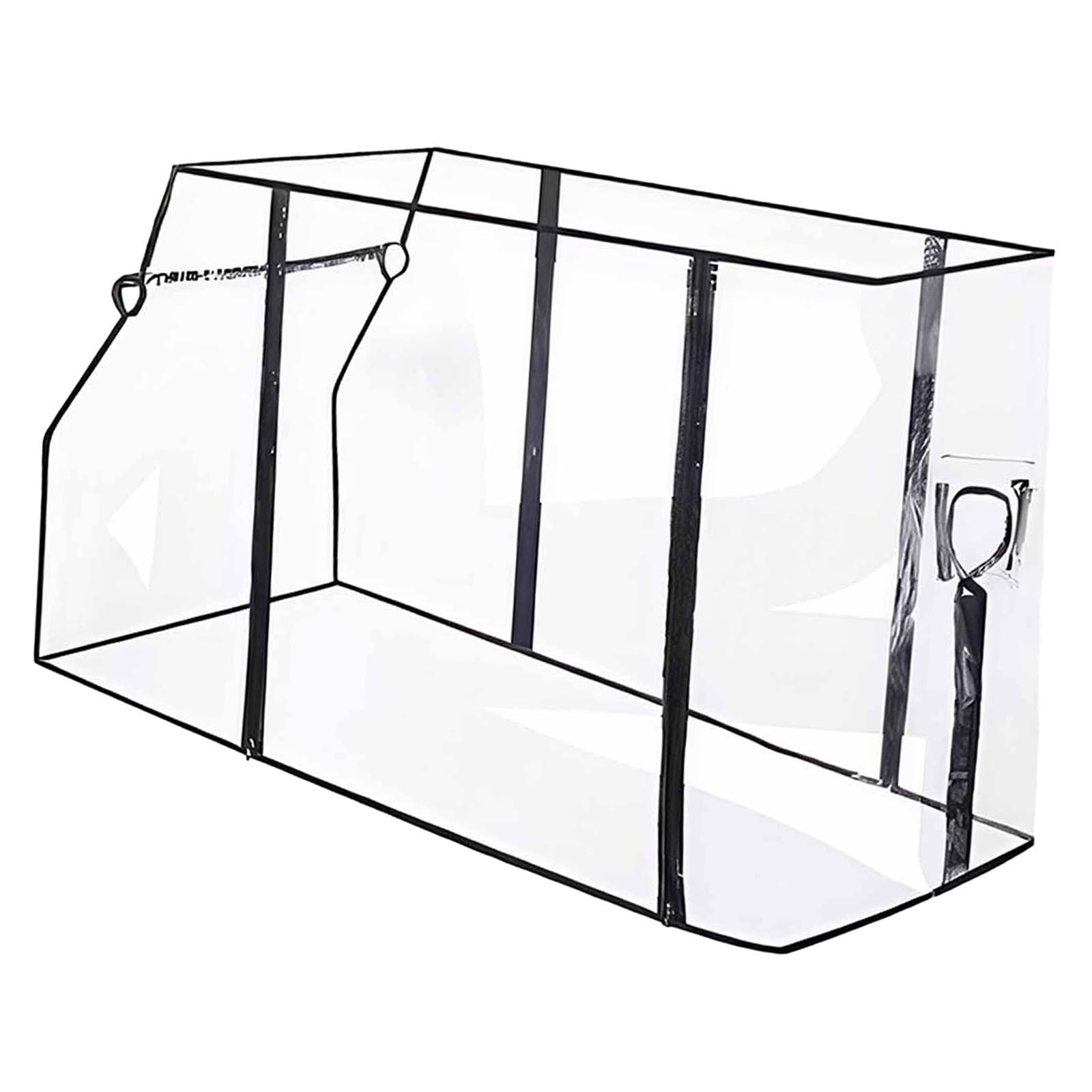 Aymzbd Wagon Rain Cover Clear Portable Attachment Lightweight Rain Canopy Foldable for Cart Accessories Stroller Shopping Picnic
