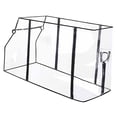 thumbnail image 3 of harayaa PVC Wagon Rain Cover Foldable Waterproof Clear Canopy Windproof Cart Accessories, 3 of 8
