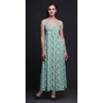 thumbnail image 5 of Bimba Floral Women Printed Sleeveless Long Maxi Strappy Bohemian Beach Dress-Small, 5 of 6