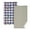 Cherry Checkered Tiny Black White Checkered Squares, variant on 2-Pack Soft 100% Cotton & Highly Absorbent Bath Towel 2 Defferent Pattern Designs Black Crosses Soft Pastel Colors
