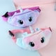 thumbnail image 1 of Cute Unicorn Children's Fanny Pack Girls Waist Bag Kids Plush Toys Belt Gradient Color Anime Cartoon Coin Purse Travel Chest BagSquareRainbow Purple He Qiyong unisex, 1 of 1