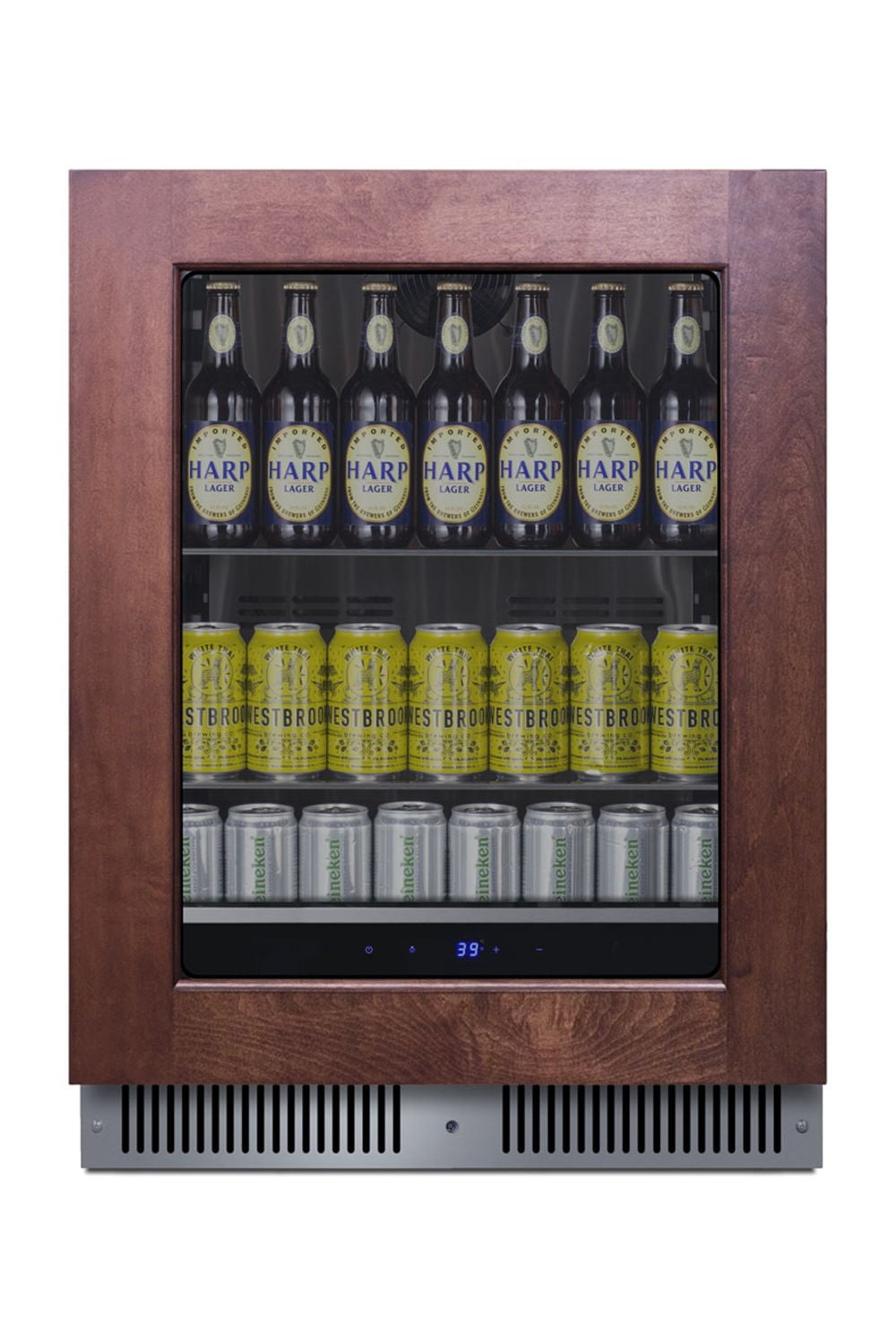 Summit Sdhg2443pnrlhd 24" Wide 80 Can Capacity Panel Ready Beverage Cooler - Panel Ready