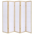 thumbnail image 2 of Legacy Decor 5 Panels Room Divider Privacy Screen Lattice Design 5.9 ft Tall x 7.3 ft Wide Natural, 2 of 5
