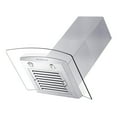 thumbnail image 5 of ZLINE 30 in. Wall Mount Range Hood in Stainless Steel & Glass with Crown Molding (KZCRN-30), 5 of 5