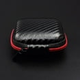thumbnail image 6 of Necvior Water Resistant Carbon Fiber Travel Pouch Zippers Bag Square Headsets Storage Case for Electronics Accessories, 6 of 8