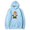 thumbnail image 4 of Visit the JURANMO Store Women's Lightweight Hooded Shirts Cute Santa Graphic Christmas Party Pullover Sweatshirts Drawstring Long Sleeve Loose Fit Casual Hoodies with Pocket Light Blue XXL, 4 of 5