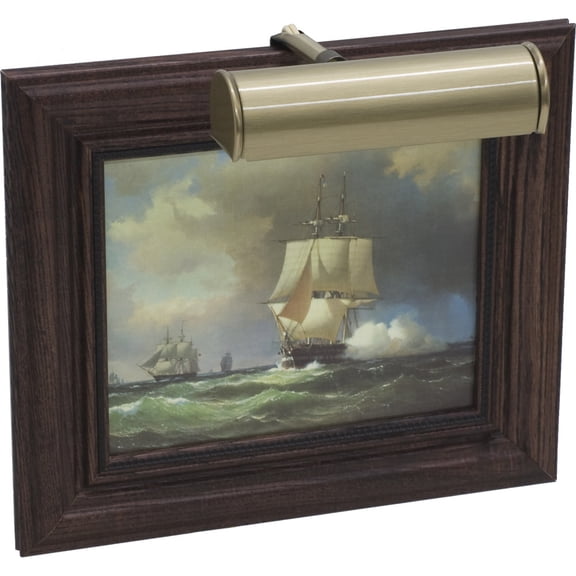 House of Troy Advent 7" Antique Brass Plug-In Picture Lights