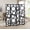 Black#1, variant on , Giyano 4 Panel Screen Room Divider, White, White ,Wood+Paper ,