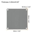 thumbnail image 2 of Uxcell 6PCS PC Dust Filter, 90x90mm PVC Computer Case Cooler Dustproof Mesh Cover Fan Grills for Computer Chassis Black, 2 of 4