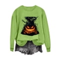 thumbnail image 4 of Sweatshirts for Women Halloween Printed Long Sleeve Hooded Hoodie, 4 of 6