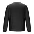thumbnail image 2 of Lmnyox Casual Crew Neck Pullover Shirts Men's Long Sleeve Solid Sweatshirts with Pocket Classic Basic Tops, 2 of 5