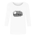 thumbnail image 4 of Blouses pour Femmes T-Shirt Imprimé Manches 3/4 Blouse Col Rond Décontracté, Blouses pour Femmes T-Shirts pour Femmes, Blouses pour Femmes Décontractées, 4 of 7