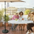 thumbnail image 3 of Gymax 30LBS Round Patio Market Umbrella Base Heavy-Duty Outdoor Stand, 3 of 10