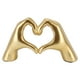 thumbnail image 2 of Escultura De Manos De Corazón, Estatua Decorativa De Signo De Corazón De Arte Moderno Suave Para Boda, 2 of 7