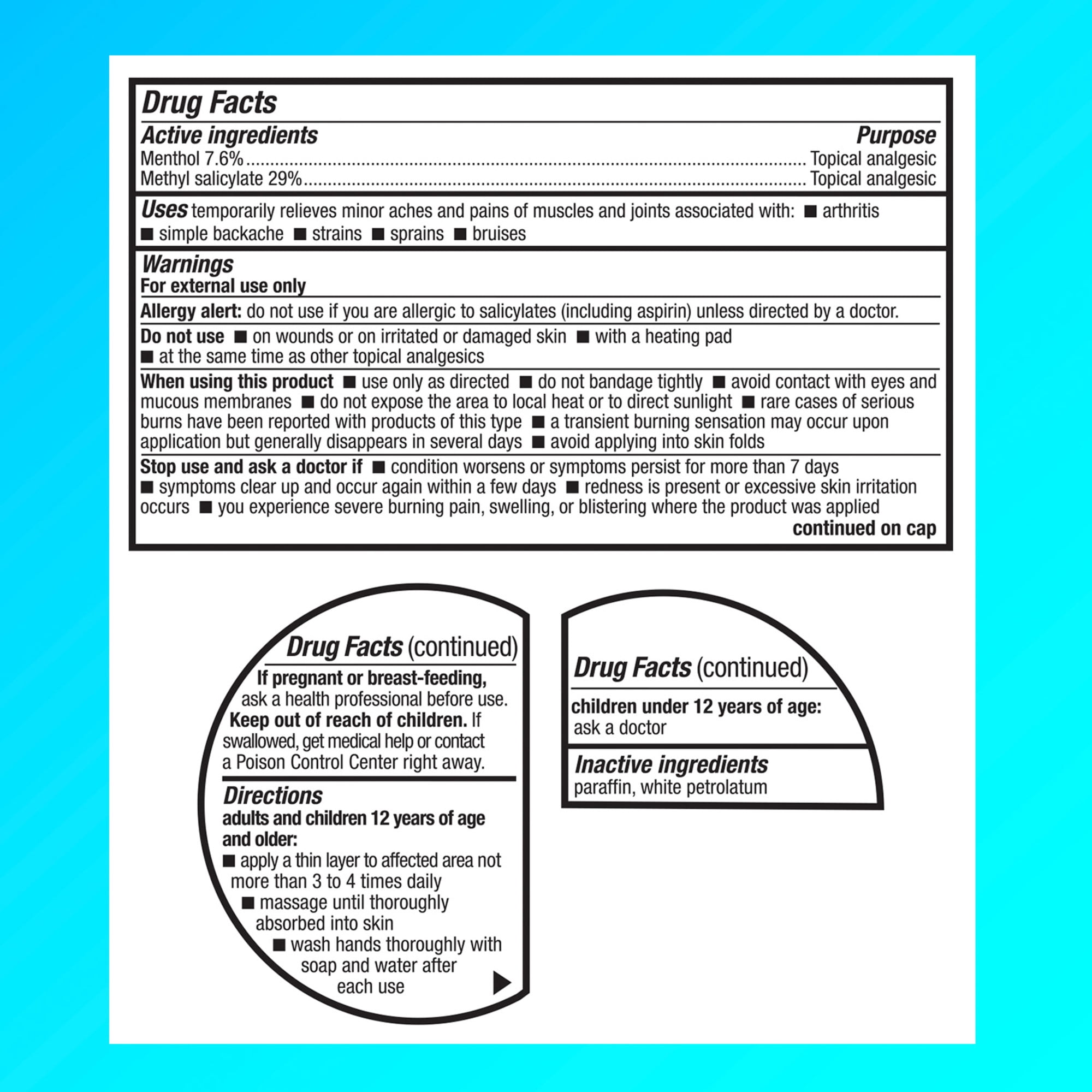 Icy Hot Original Pain Relief Balm, Fast-Acting Pain Relief With Menthol 7.6% and Methyl Salicylate 29%, Ice and Heat Contrast Therapy for Backaches, Joints, Muscle Strains and Arthritis, 3.5 oz