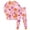 Pink, variant on Enyan Girls Pajamas Halloween Long Sleeve Pumpkin/Ghost Pjs Set Kid Toddler Jammies Sleepwear Loungewear Set Girl Pjs(7-8 Years)
