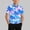 B Blue, variant on Boys Polo Shirts Hawaiian Golf Collared (5-15), Summer Short Sleeve School Uniform Tops Multicolor 5-6 Years