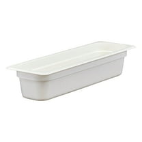 Cambro 24LPCW148 Camwear White Half Size Long x 4 D Food Pan"