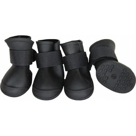 UPC: 0858342083072 | Pet Life ® Elastic Protective Multi-Usage All-Terrain Rubberized Dog Shoes – Set of 4