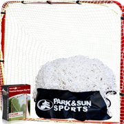 Park & Sun Sports 6' W x 6' H x 7' D White Bungee Slip-Net Replacement Goal Netting – 1-3/4" mesh Indoor/Outdoor All-Weather Soccer/Multi-Sport Net