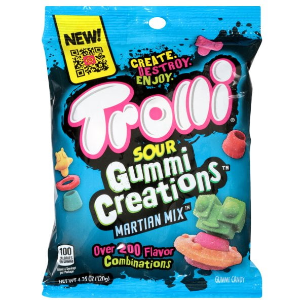 Trolli Sour Gummi Creations Martian Mix, 4.25 Ounce Bag