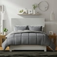 thumbnail image 2 of Dawn 4-Piece Light Gray Solid Print Bed-in-a-Bag, Twin-XL, 2 of 6