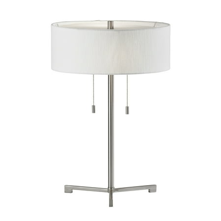 Must Have Adesso Wesley Table Lamp Brushed Steel From Adesso Home Accuweather Shop