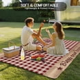 thumbnail image 4 of Texas Star Farmhouse Outdoor Rug for Patio/Deck/Porch, Non-Slip Large Area Rug 3 x 5 Ft, Rustic Red Plaid Berry Wooden Indoor Outdoor Rugs Washable Area Rugs, Reversible Camping Rug Carpet Runner, 4 of 8