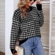 thumbnail image 4 of Suéteres para mujer Suéteres de otoño Cuello redondo Moda Patchwork Manga larga Pullove Casual Tops Odeerbi ODB-5, 4 of 6