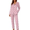 thumbnail image 3 of RKSTN St Patrick's Day Pajamas Set for Women Oversized Crewneck St Paddy's Day Lucky Shamrock Printed Loungewear Matching Sets Womens Casual Plus Size Loose Fits T Shirts and Pjs Pants 2 Piece Set, 3 of 8