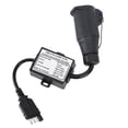 thumbnail image 2 of US To EU Trailer Converter, Charging Function Long Lasting US 4 Pin Socket To EU 13 Pin Plug  for Caravan, 2 of 7