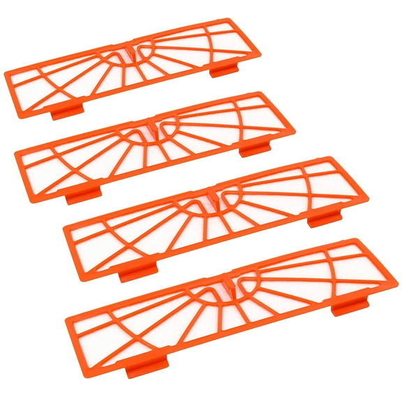 HQRP 4 pack Filter for Neato BotVac D Series D3 D5 Connected Robot Vacuums, Standart Filter Replacement