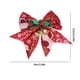 thumbnail image 3 of 2024 Christmas Bow Pendant With Christmas Tree Gift Box Set Decoration Linen Printed Letter Bow, 3 of 6
