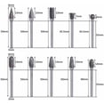thumbnail image 2 of Aluminum Cut Burr for Power Tools, Portable Package Carbide Alloy Set, Ideal for Polishing Metals and Plastics, 2 of 5