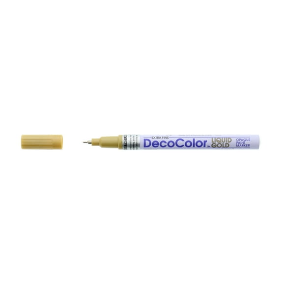 Uchida DecoColor Paint Marker, Extra-Fine, Gold