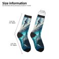 thumbnail image 2 of Fuzoiu Airplane Shark Print Kids Socks For Boys Girls,Grip Crew Socks with Non Slip,Lightweight Stretch Crew Socks,Toddlers Crew Boot Socks, 2 of 5