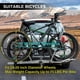 thumbnail image 3 of Portabicicletas Leader Accessories Negro para 2 Bicicletas de Enganche Plegable para Coche, 3 of 7