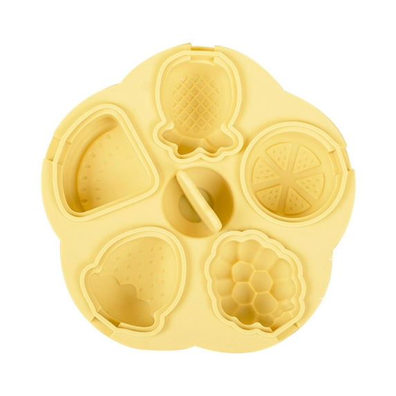 It is suitable for lollipops, popsicles and jellies, and can be reused as a DIY popsicle mold and a self-made silicone popsicle maker. - yellow