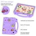 thumbnail image 5 of Kids Case for Samsung Galaxy Tab A9 Plus 11.0" 2023 SM-X210/X215/X216 Tablet Case with Handle & Stand, EVA Foam DIY Cartoon Cute Pattern with Pencil Holder Shockproof Protective Cover, Lightpurple, 5 of 7