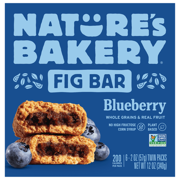 Whole Wheat Blueberry Fig Bars• 6 x 2 oz