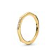 thumbnail image 3 of 2024 New 18K Gold Plated 925 Silver Ring Zircon Sparkling Double Band Heart Finger Ring Women Original Ring Fine Jewelry, 3 of 5
