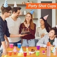 thumbnail image 4 of 600 Pack Plastic Shot Glasses, 2 oz Mini Shot Cups, Disposable Plastic Shot Cups, Multicolor Party Cups for Drinking Tasting Serving Samples Birthday Party Supplies Picnic, 6 Colors, 4 of 7