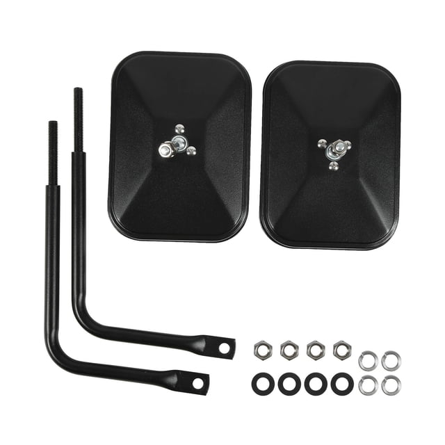 Side Rearview Mirror Car Door Rear View Replacement for Jeep Wrangler JK JL TJ YJ CJ
