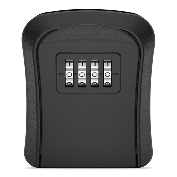 Muyoka Caja de seguridad para llaves Caja de seguridad para llaves con código de 4 dígitos Caja de seguridad para llaves de seguridad montada en la pared para exteriores Caja de seguridad para llaves Muyoka Hogar
